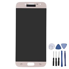 Vbestlife Reemplazo de Pantalla para J730, Reemplazo de Pantalla Táctil LCD de Teléfono, Ensamblaje de Digitalizador de Pantalla para J730 J7 2017 J7 Pro(Oro)