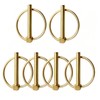 Perni rotondi 6 pezzi, perni 8mm x 70mm, perno di