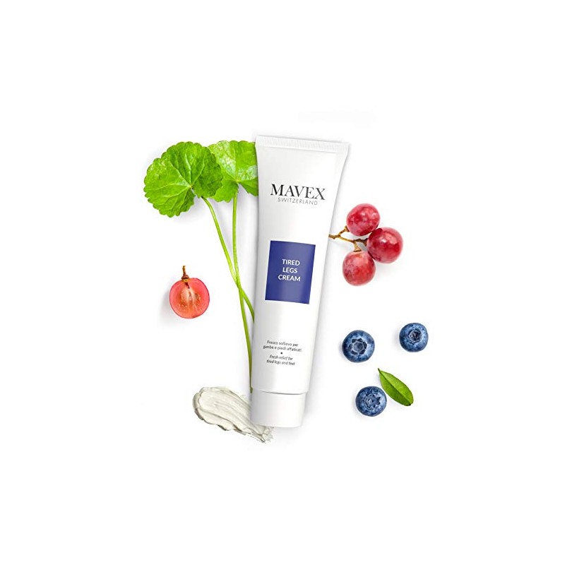 MAVEX Creme für müde und schwere Beine mit erfrischender und