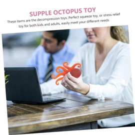 Garneck Kawaii Rubber Octopus - Stretchy Octopus for and Adults - Perfect Anti-Stress Funny Aquarium Accessory Ideal for Christmas and Parties