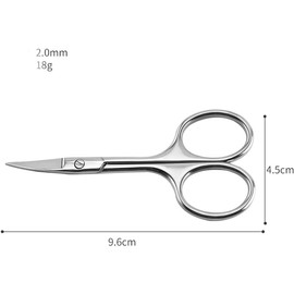Homoyoyo Tijeras Para Recortar Barba Y Bigote De Acero Inoxidable 4 Piezas Corte Preciso Para Barbería Hogar Y Bricolaje Color Aleatorio