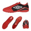 Umbro Boy's Classico 12 TF Jr. Soccer Turf Shoe, Red/White/Black,