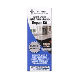 Grey Tones Upgraded Quartz Countertop Repair Kit, Granite Repair Kit, Chip Repair for Quartz, Granite, Marble, Corian, Porcelain, Acrylic, Edge Chips and More… by HIMG Surface Repair