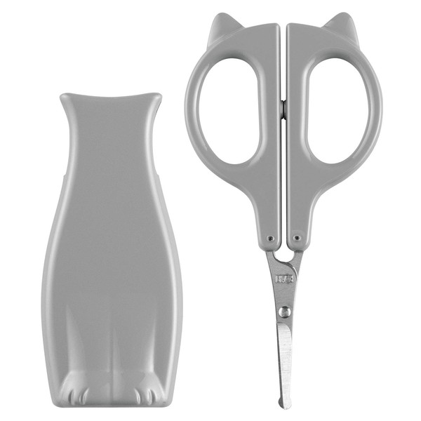 Kai Corporation Cat Safety Scissors, Nose Hair Cutter, Beanage, Nose