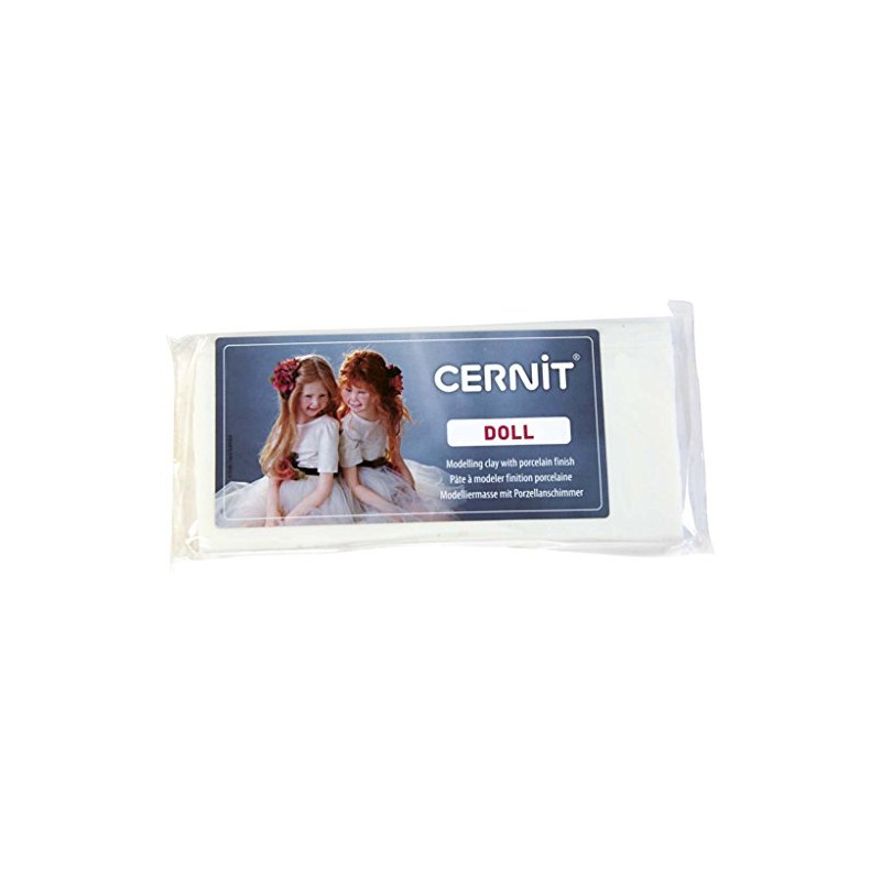 Cernit 1-Piece Clay DOLL COLLECTION 500 G WHITE, WHITE
