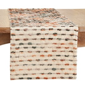 Striped Woven Table Runner