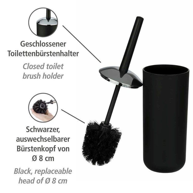 Wenko Brasil white toilet brush holder 10 x 37 x