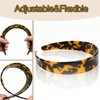 Lvnwrip Wide Tortoise Shell Headband with Teeth, Acetate Resin Hair