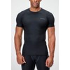 DEVOPS 2~3 Pack Men's Athletic Short Sleeve Compression Shirts