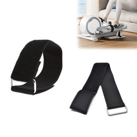 Pack of 2 Bicycle Pedal Straps, Velcro Strap with Buckle, Universal Rowing Machine, Foot Straps, Leg Training Bands, Adjustable Bicycle Stability Belts, Pedal Straps for Fitness, Home Training, Device