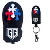 Youth Baseball/Softball Sliding Mitt - w/Keychain Mini-Mitt (USA Crosses)