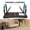 Lap Desk for Bed Adjustable Height, Foldable Bed Table with
