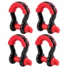 ZEONHAK 4 Pack 3/4 Inch D Ring Shackle, Heavy Duty
