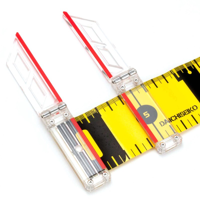 Daiichi Seiko Fishing Scale Vernier Scale 125 Yellow Fishing Measure
