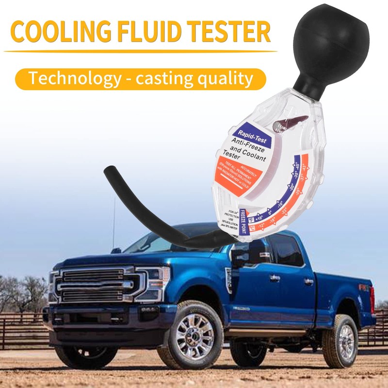ZUDKSUY Coolant Tester Water Prestone Antifreeze Coolant ABS Automotive Antifreeze
