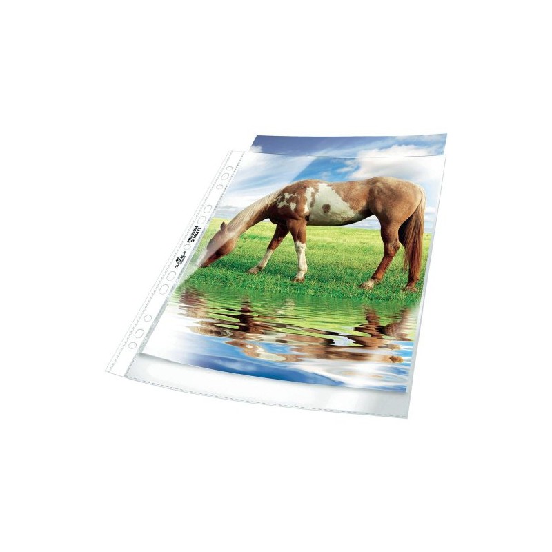 Durable 267619 Document Sleeves (DIN A4 Premium, Extra Strong, 0.08