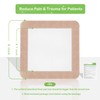 NeuHeils Silicone Foam Dressing with Border 6"x6", 5 Pack for