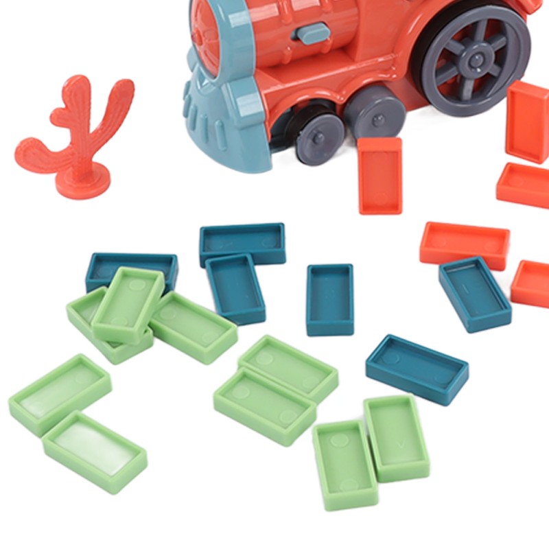 Electric Train Blocks Toy Educational Funny Interesting Automatic Building Train