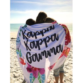 Sorority Shop Alpha Sigma Tau - Fringe Towel - Blanket