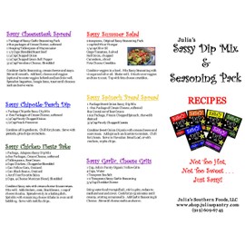 Julia's Sassy Dip Mix Habanero Pack of 4