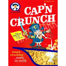 1963 Cap'n Crunch Cereal Box High Quality Metal Magnet 3x4 inches 9630