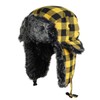 ONWAY Yellow Trapper Hat Winter Hats for Women Men with