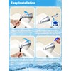 Universal Tub Spout with 5 in 1 Adapter, Bathtub Faucet