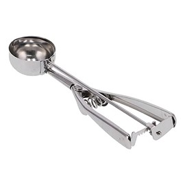 Cuchara para Cupcakes, Cucharas para Helado de Acero Inoxidable con Mango Largo, Práctica Herramienta de Cocina para Sostener Helado, Sorbete, Albóndigas de Frutas, Galletas (4 Cm)
