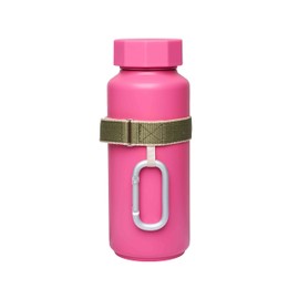 Design Letters Bottle Carrier for Drinking Bottle/Water Bottle, Camping Accessories, Perfect for Thermal Water Bottles, Bottle Holder Designed in Denmark, Carabiner Hook, Perfect Outdoor/Travel