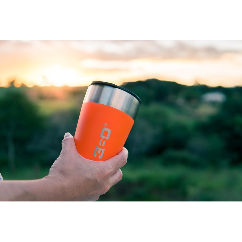 360° Unisex Vaso Aislado Regular Glass, Black, One Size