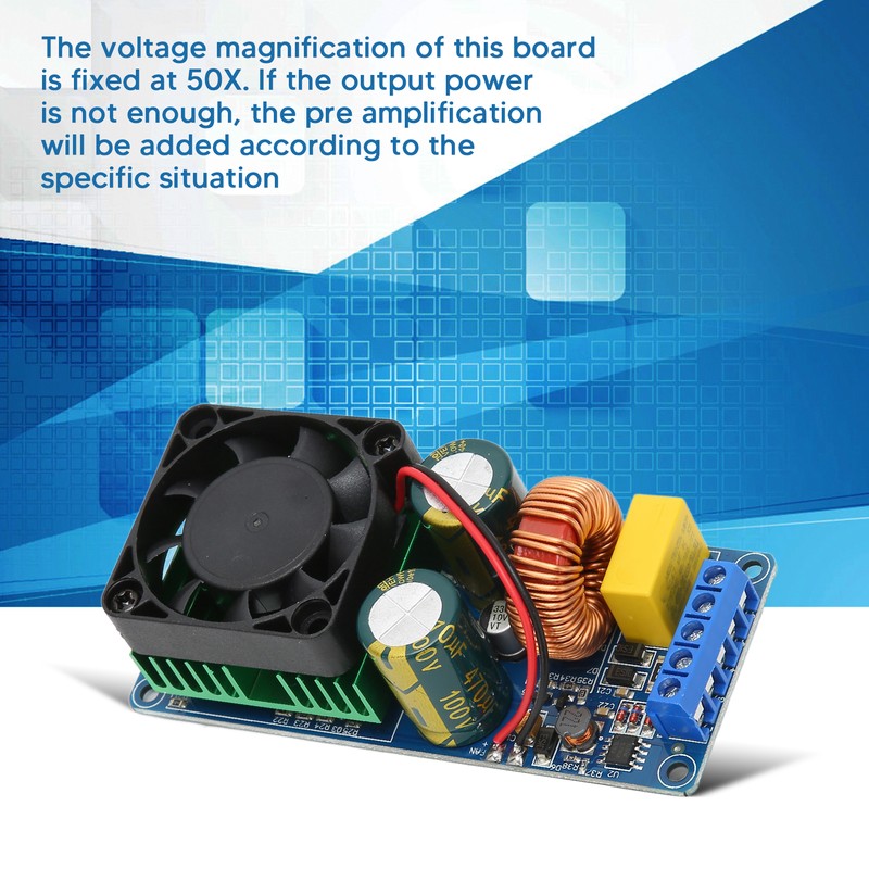 Mono Channel Amplifier Board High Power 500W Efficient HiFi Power