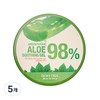 Dewytree Green Power Aloe Soothing Gel, 5 pieces, 300ml / 듀이트리 그린 파워 알로에 수딩젤, 5개, 300ml