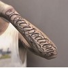 Fake Full Sleeve Tattoos: Herbal Juice Ink for a Realistic,