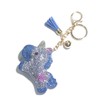 Riggulal Key Chain Unicorn Bag Charm Key Ring Glitter, blue