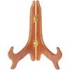 Bard's Hinged Medium Wood Plate Stand, 7" H x 6"
