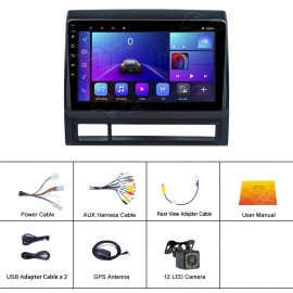 Camecho For Toyota Tacoma 2005-2013 9" Carplay Android 15 Car Stereo Radio GPS Navi Cam