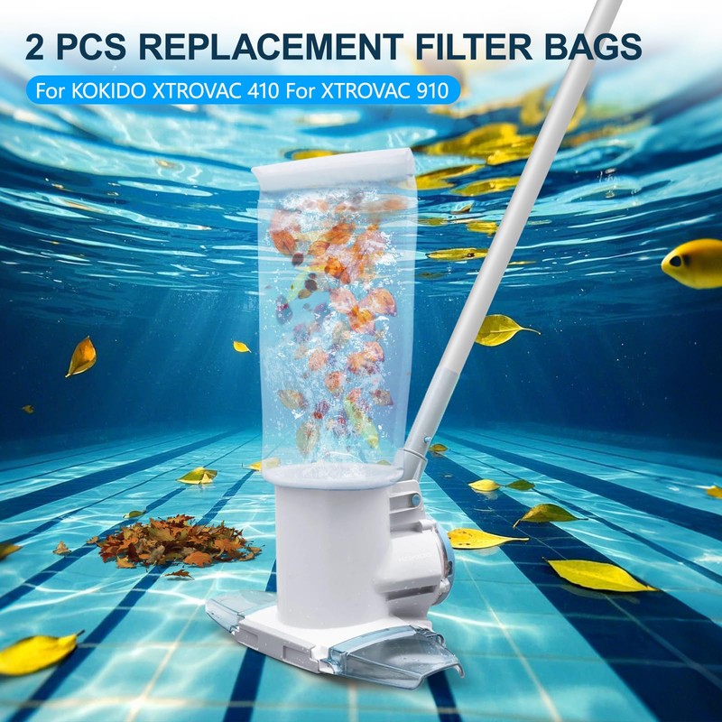 YIBEICO 4 PCS Replacement Filter Bags Set for KOKIDO XTROVAC