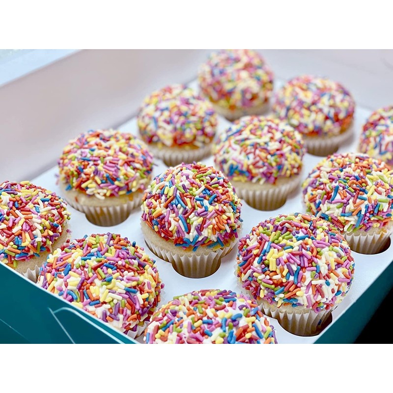 A Great Surprise Dye Free Rainbow Sprinkles - 1.5 Pounds