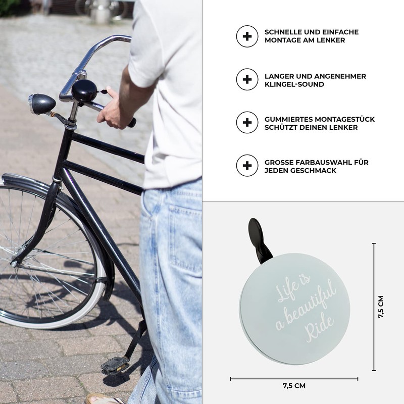 Urban Zweirad bicycle bell, Big Mama (large), bell for Dutch