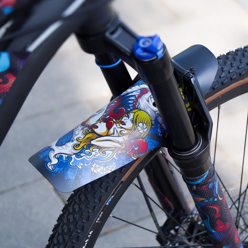 Chooee MTB Mudguard, Mountain Bike Mudguard Rear/Front, Bicycle Mudguard Fit