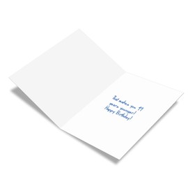 NobleWorks - 70th Birthday Card Funny - 70 Year Old Humor Notecard, Milestone Birthdays Celebration - In Celsius 70 C9350MBG