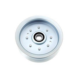 ECSiNG 1pc Mower Flat Idler Pulley GY22082 GY20629 Lawn Mower Pulley Compatible with John Deere D100 D120 D140 Series Lawn Tractors