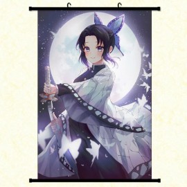 Demon Slayer Kimetsu no Yaiba Shinobu Framed Poster with frame hooks 24x36 INCH