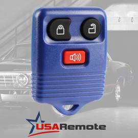 Key Fob fits 1998-2016 Ford Lincoln Mercury Mazda Keyless Entry Remote (Blue)