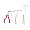 Beavorty Complete Hair Extension Kit 4pcs Set Bending Pliers Needle