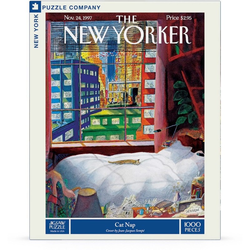 New York Puzzle Company - New Yorker Cat Nap -