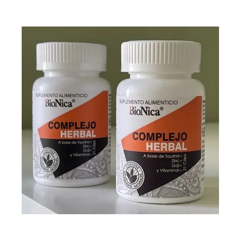 Binica Complejo Herbal Original 21 Cpsulas 2 Pack Sin Sabor