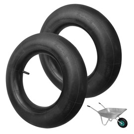 Mineup Inner Tube for Wheelbarrow, Pack of 2 4.80/4.00-8 Replacement Hose Wheelbarrow Hose, Hose for Pneumatic Wheel, Hose for Wheelbarrow Wheel, Sliding Barrow Inner Tube for Wheelbarrow Tractors