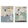 Sunstar Stationery S2825260 Moomin Sticky Notes, Book-shaped, Blue