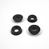 Ajile Plastic Countersunk Washer Rosette Made of Polyamide Black for